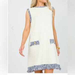 Entro Fringe Dress Large